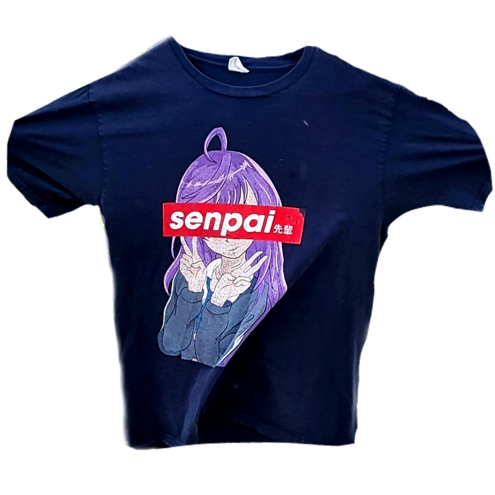 Medium senpai cute shirt emo
